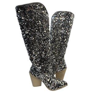 Steve Madden Tyrus Sequin Boot SF1453